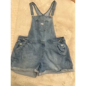 Vintage Levi's  Women Style Shortalls Plus 24 W Denim Overalls